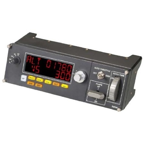 Logitech Multi Panel Flight simulator instrument panel wired for PC