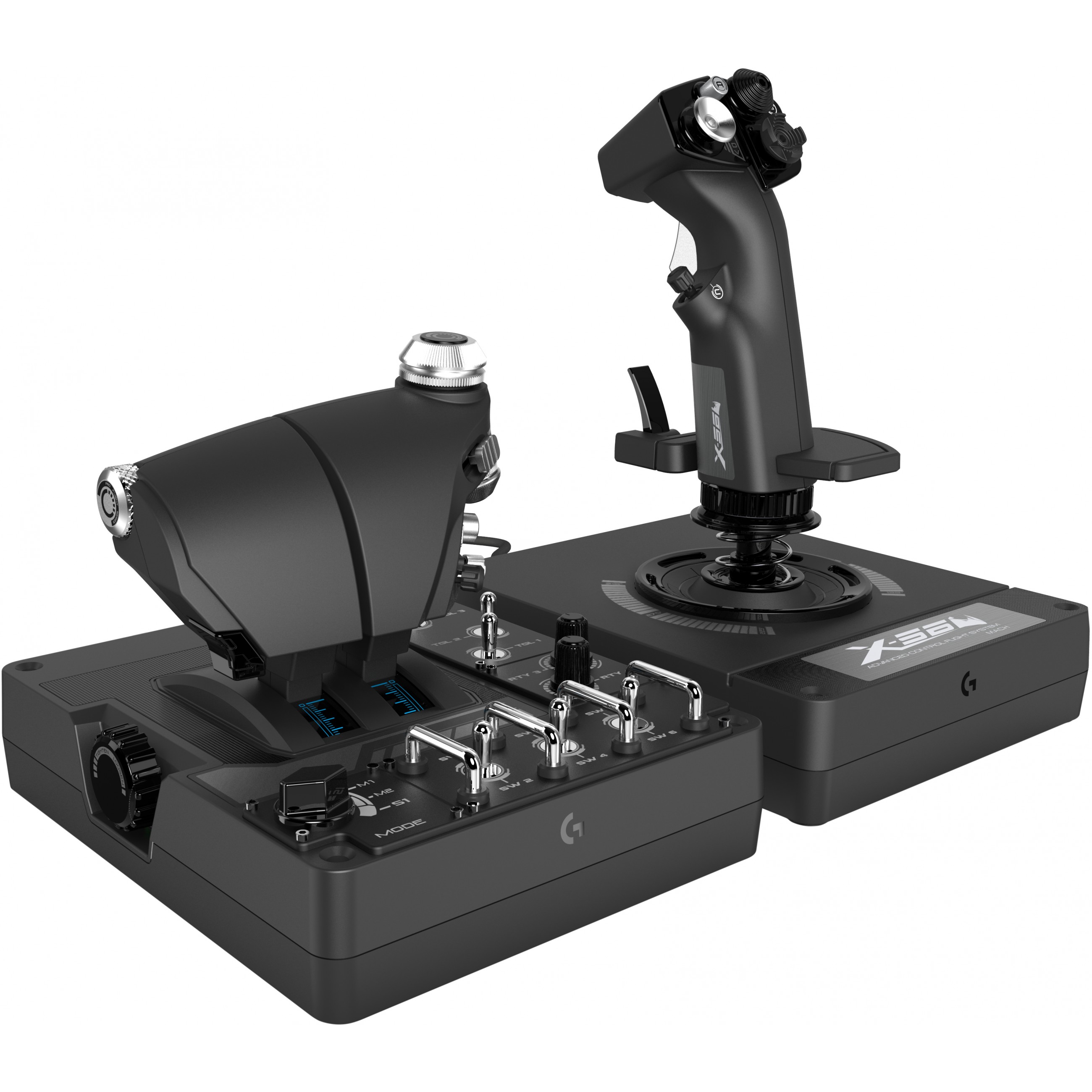 Logitech X56 H.O.T.A.S. Joystick and throttle wired for PC