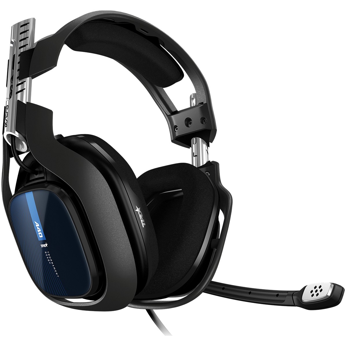 Logitech Astro A40 TR For PS4 headset full size wired 3.5 mm jack black blue