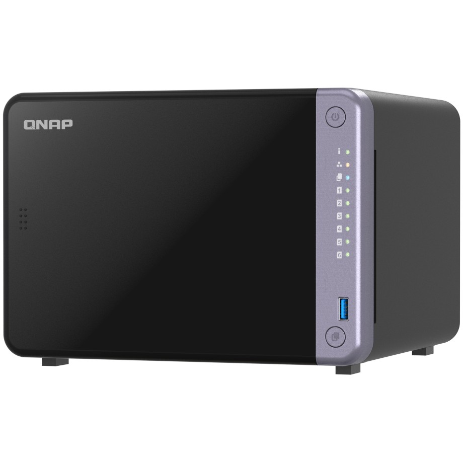 QNAP TS-632X-4G 6-bay NAS AL524 2.0GHz Quad Core 4GB DDR4 SODIMM Max. 16GB 2x10GbE SFP+