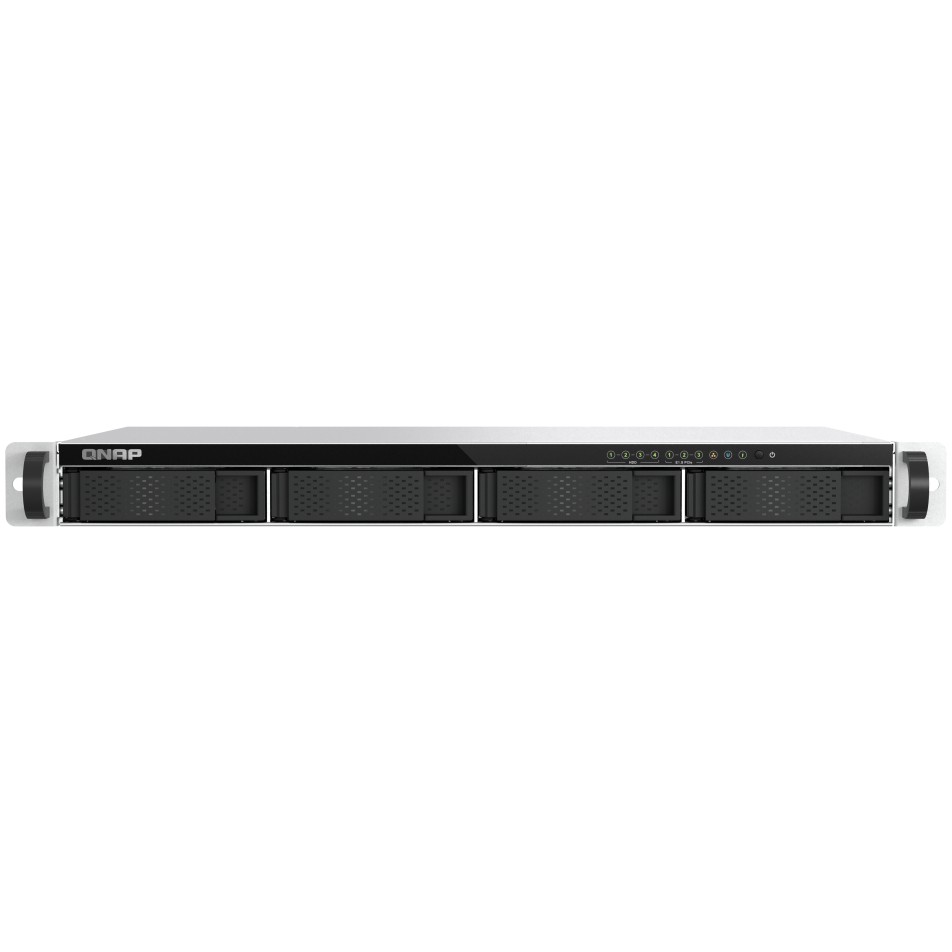 QNAP TS-765eU-8G 1U 4-bay Intel Atom x7405C 8.89cm 3.5Zoll SATA + 3 x E1.S/PCIe M.2 2280 short depth NAS 8GB RAM