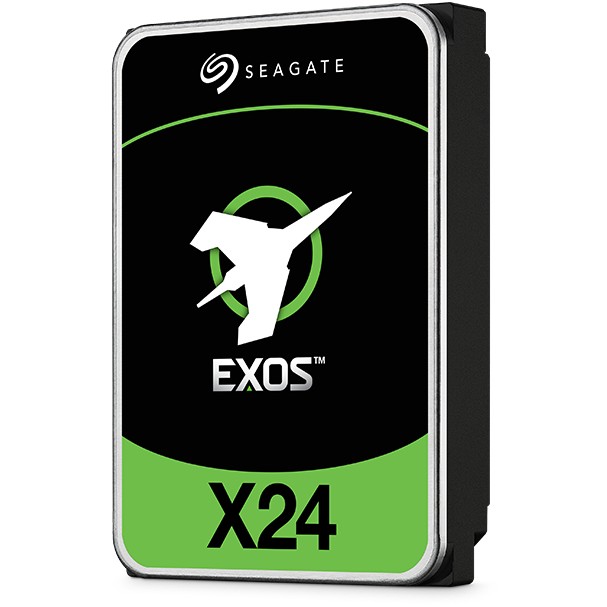 SEAGATE Exos X24 24TB HDD SATA 6Gb/s 7200rpm 512MB cache 8,89cm 3,5Zoll 24x7 SED 512e/4KN