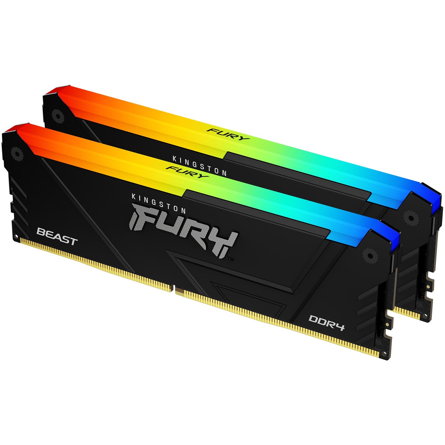 KINGSTON 32GB 3200MT/s DDR4 CL16 DIMM Kit of 2 FURY Beast RGB