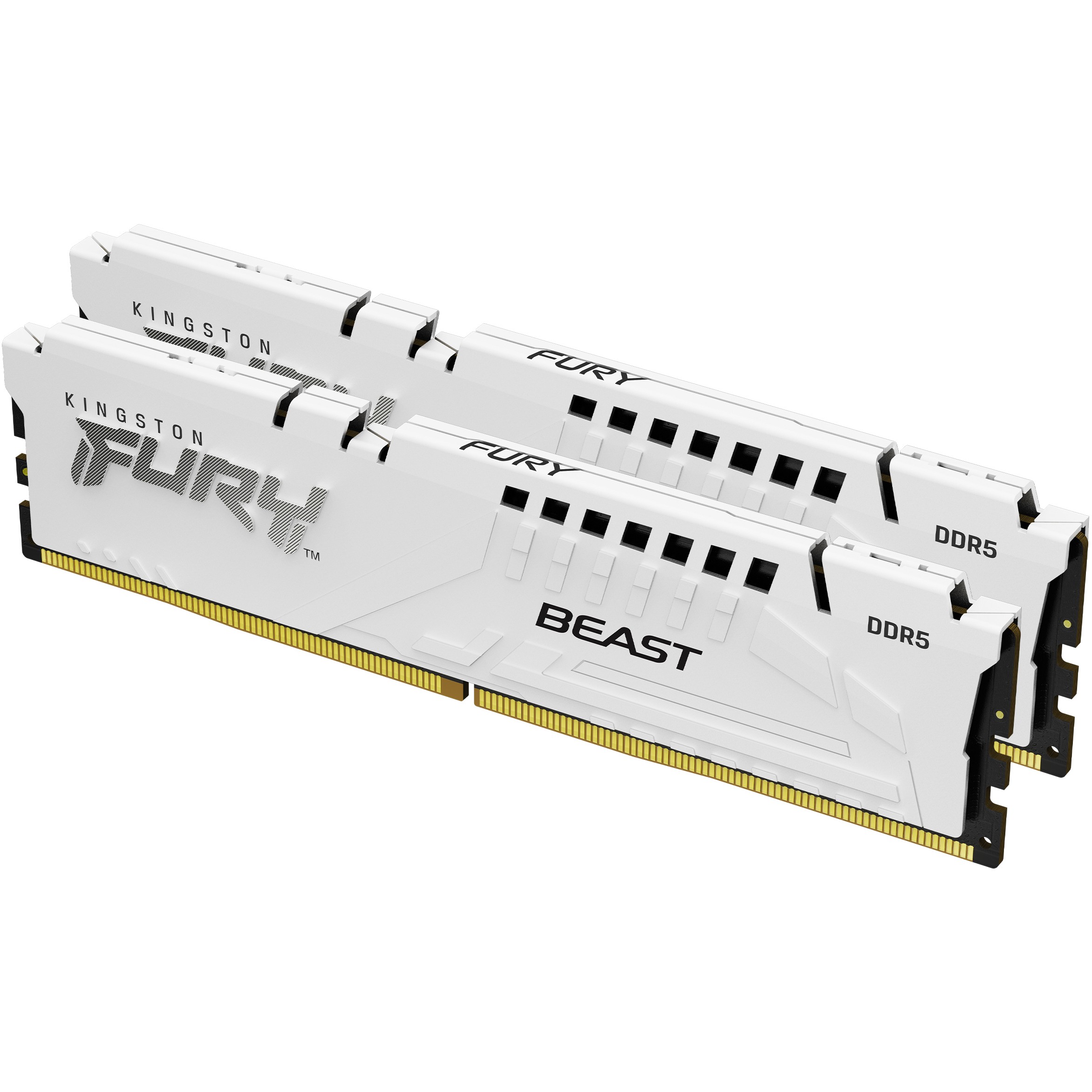 KINGSTON 32GB 6000MT/s DDR5 CL30 DIMM Kit of 2 FURY Beast White XMP