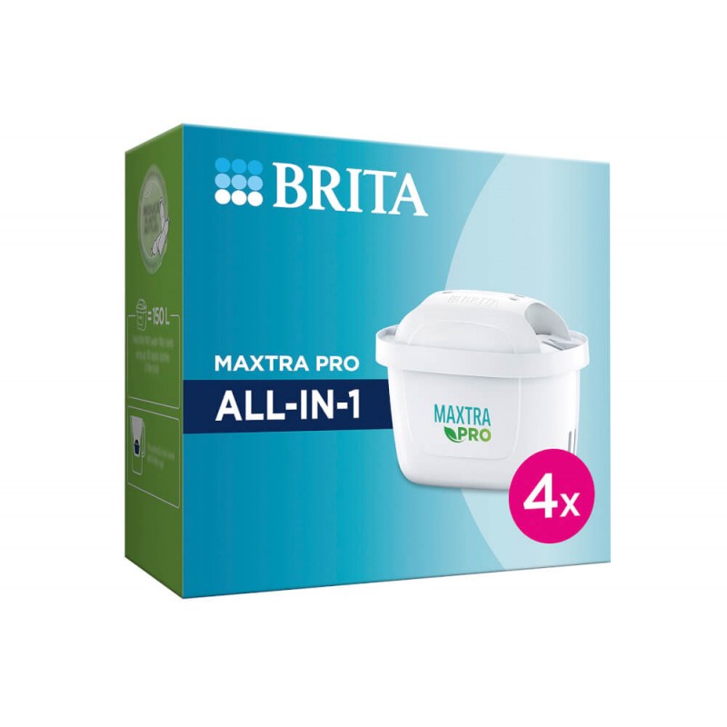 BRITA Tischwasserfilter Maxtra Pro Filterkartusche 4er-Pack