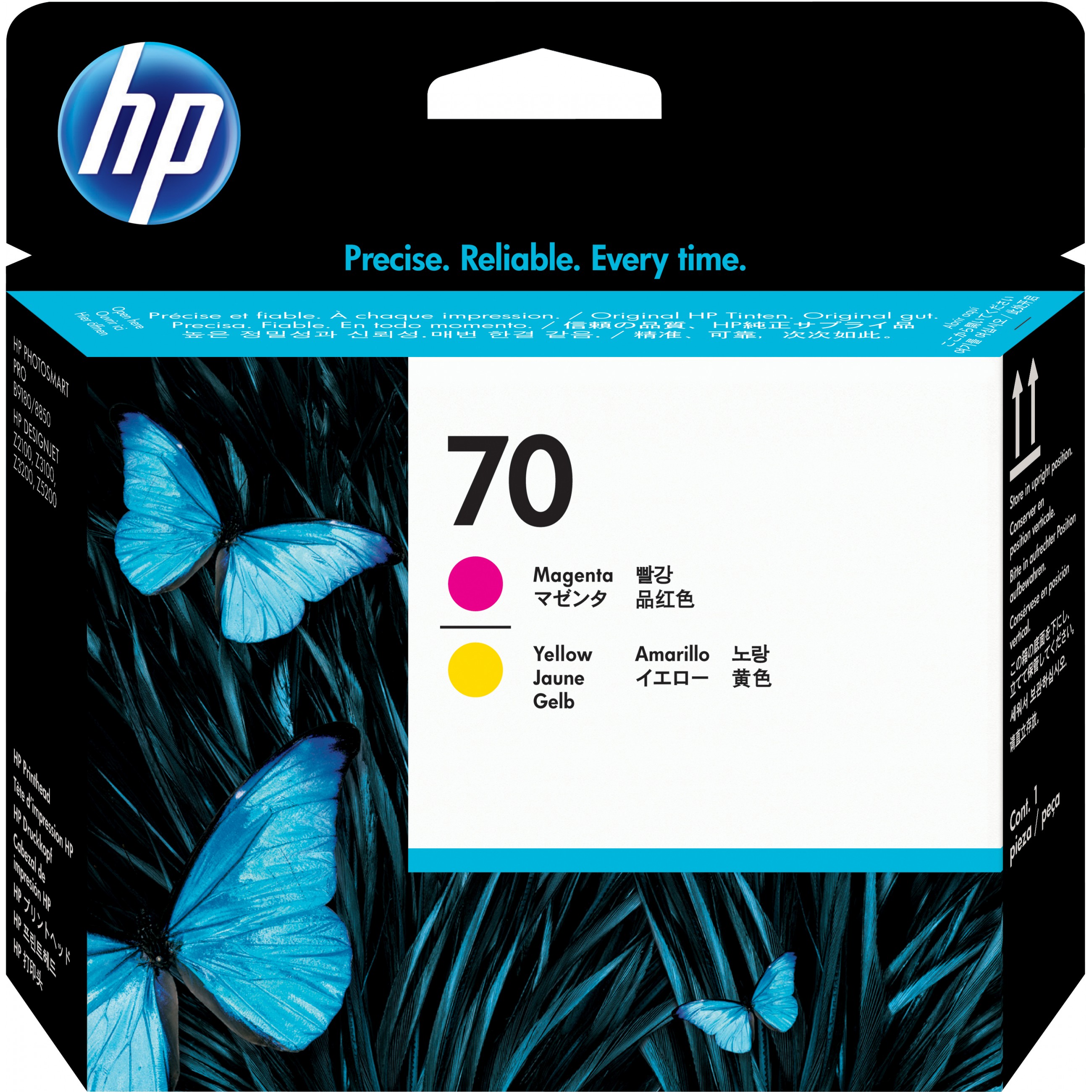HP Tinte 70 Magenta Gelb Druckkopf