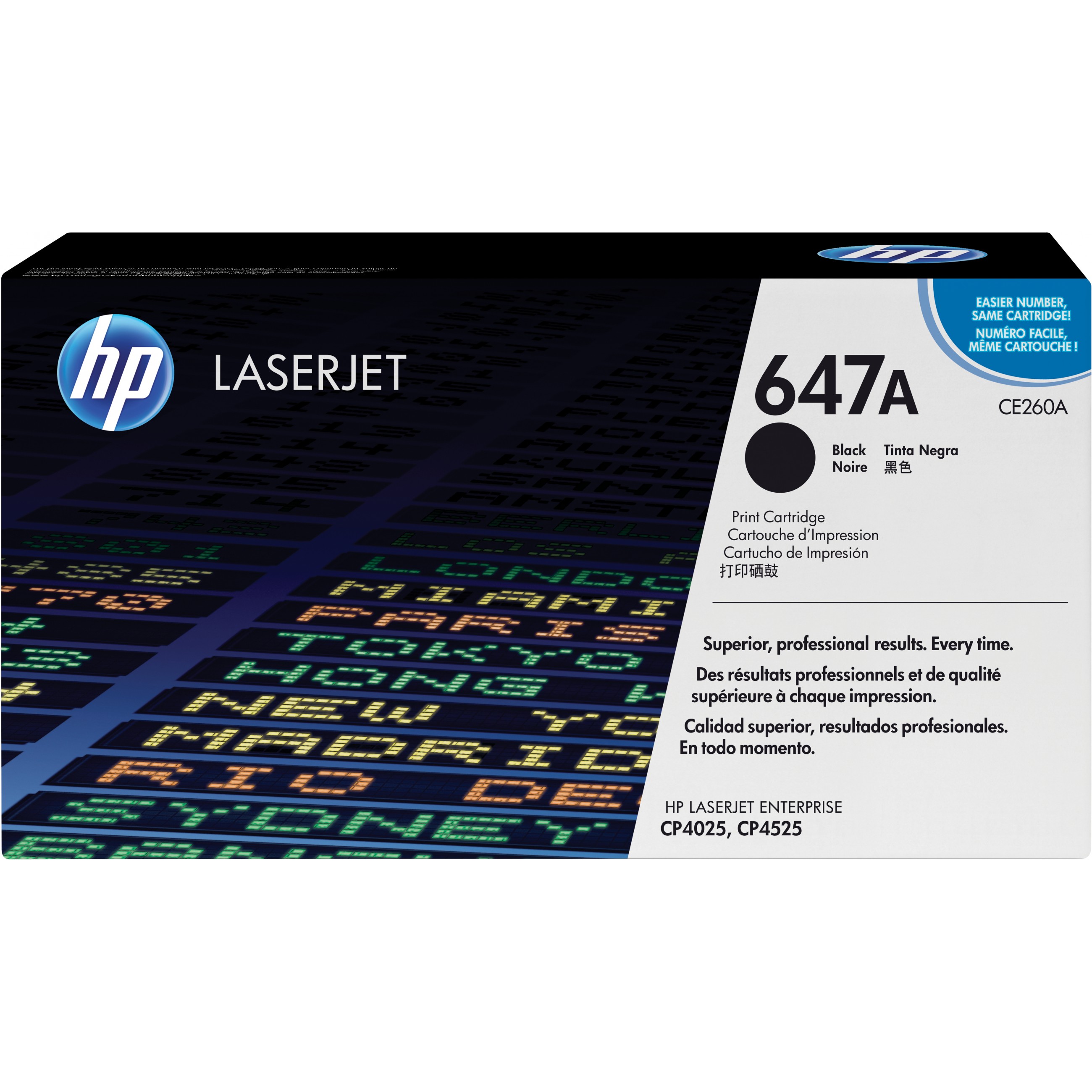 HP Toner 647A CE260A Schwarz