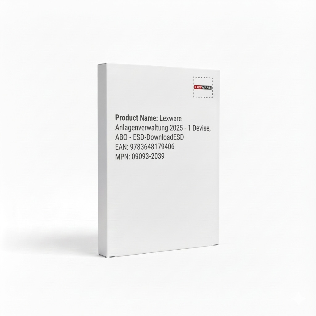 Lexware Anlagenverwaltung 2025 - 1 Devise, ABO - ESD-DownloadESD