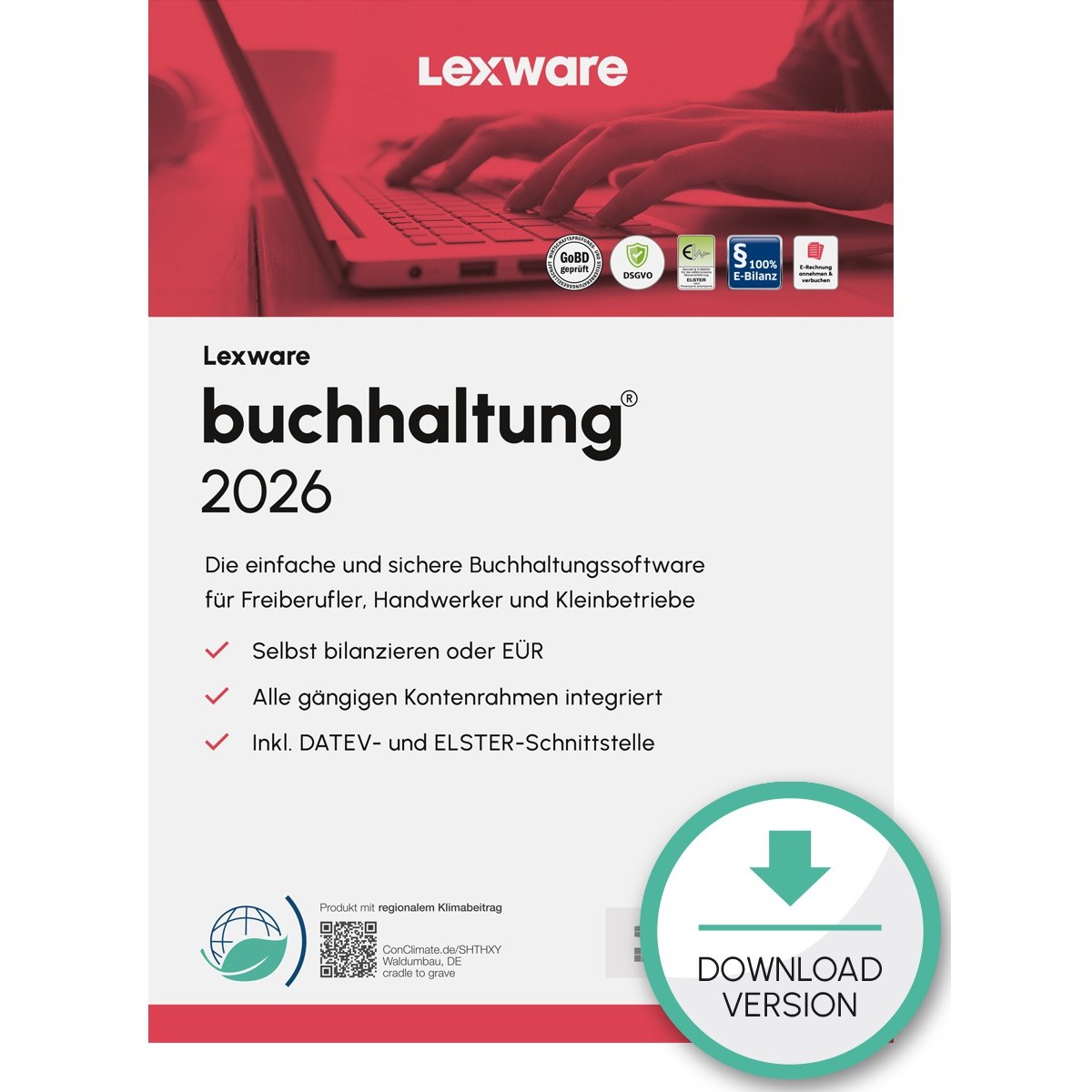 Lexware Buchhaltung 2026 - 1 Device, 1 Year - ESD-DownloadESD