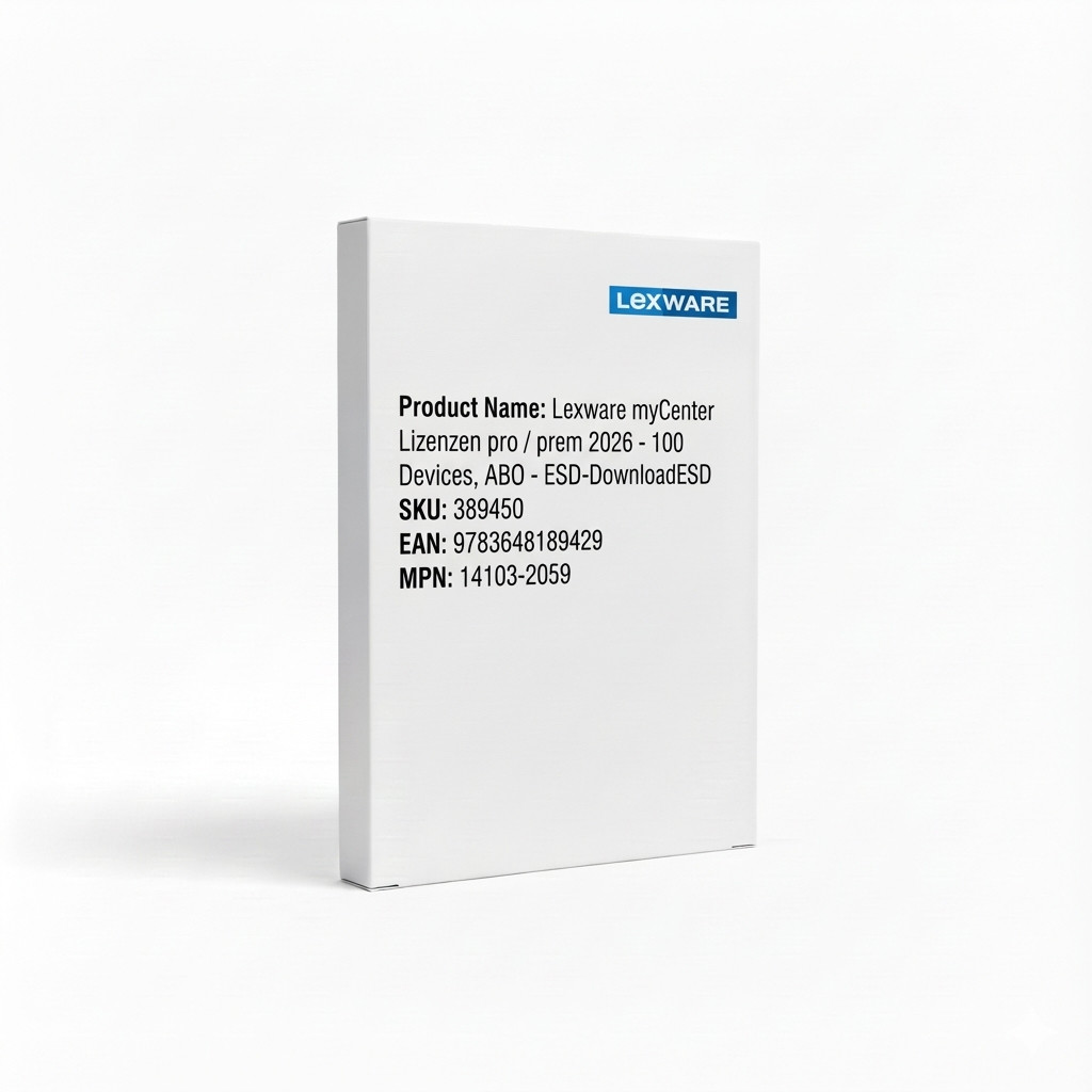 Lexware myCenter Lizenzen pro/prem 2026 - 100 Devices, ABO - ESD-DownloadESD