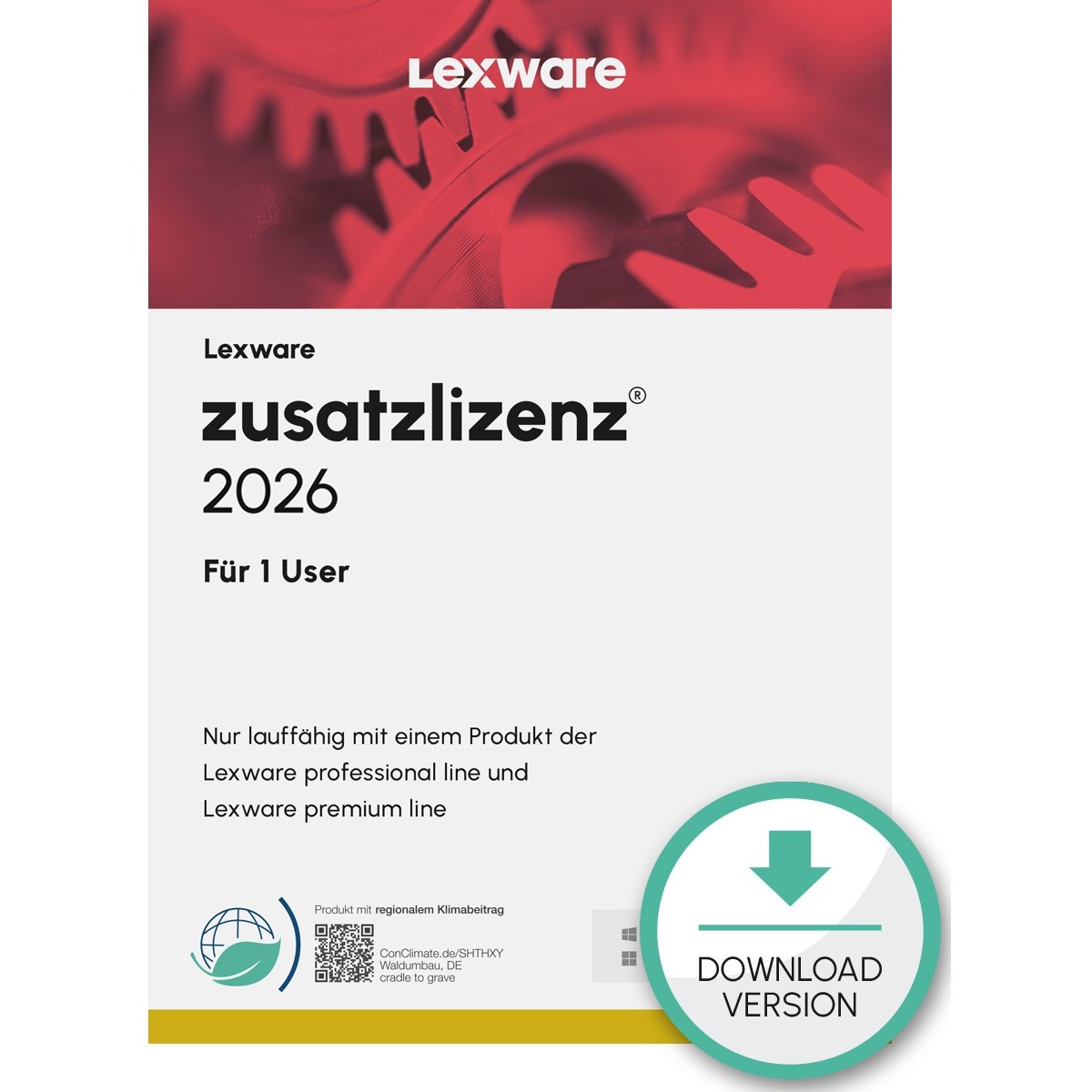 Lexware Zusatzlizenz 2026 für 1 User - ABO - ESD-DownloadESD