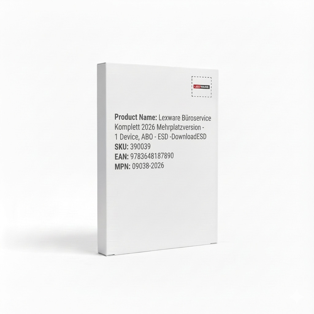 Lexware Büroservice Komplett 2026 Mehrplatzversion - 1 Device, ABO - ESD -DownloadESD