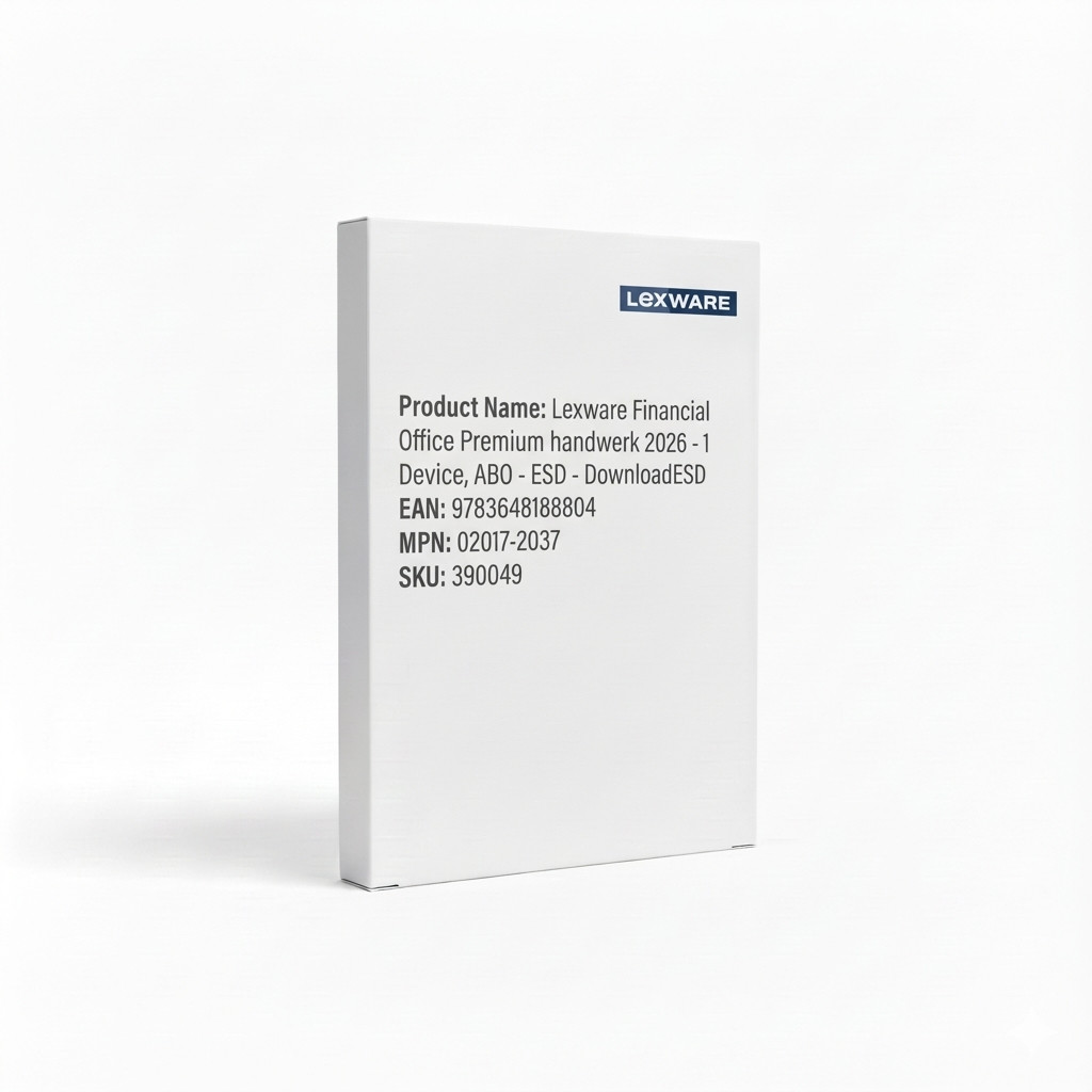 Lexware Financial Office Premium handwerk 2026 - 1 Device, ABO - ESD -DownloadESD