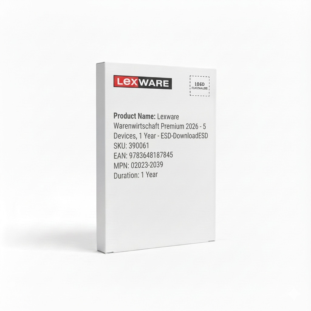 Lexware Warenwirtschaft Premium 2026 - 5 Devices, 1 Year - ESD-DownloadESD
