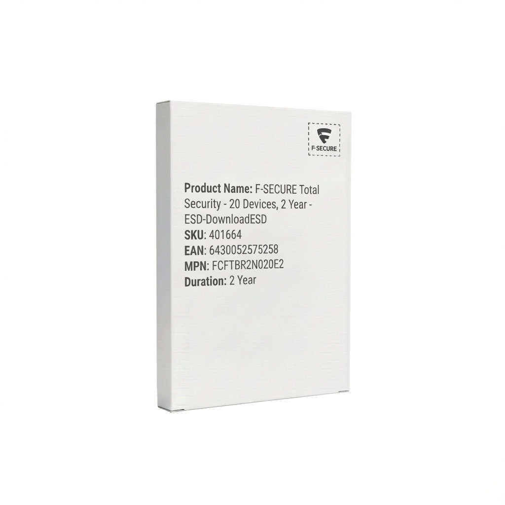 F-SECURE Total Security - 20 Devices, 2 Year - ESD-DownloadESD