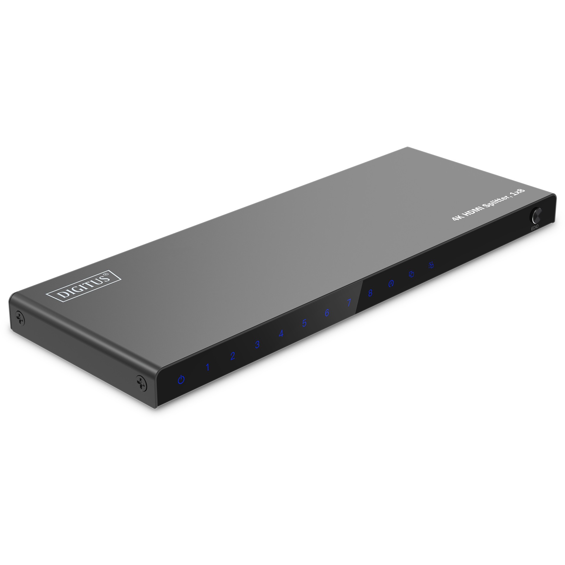 DIGITUS HDMI Splitter 1x8 4K/60Hz HDCP 2.3 EDID Control