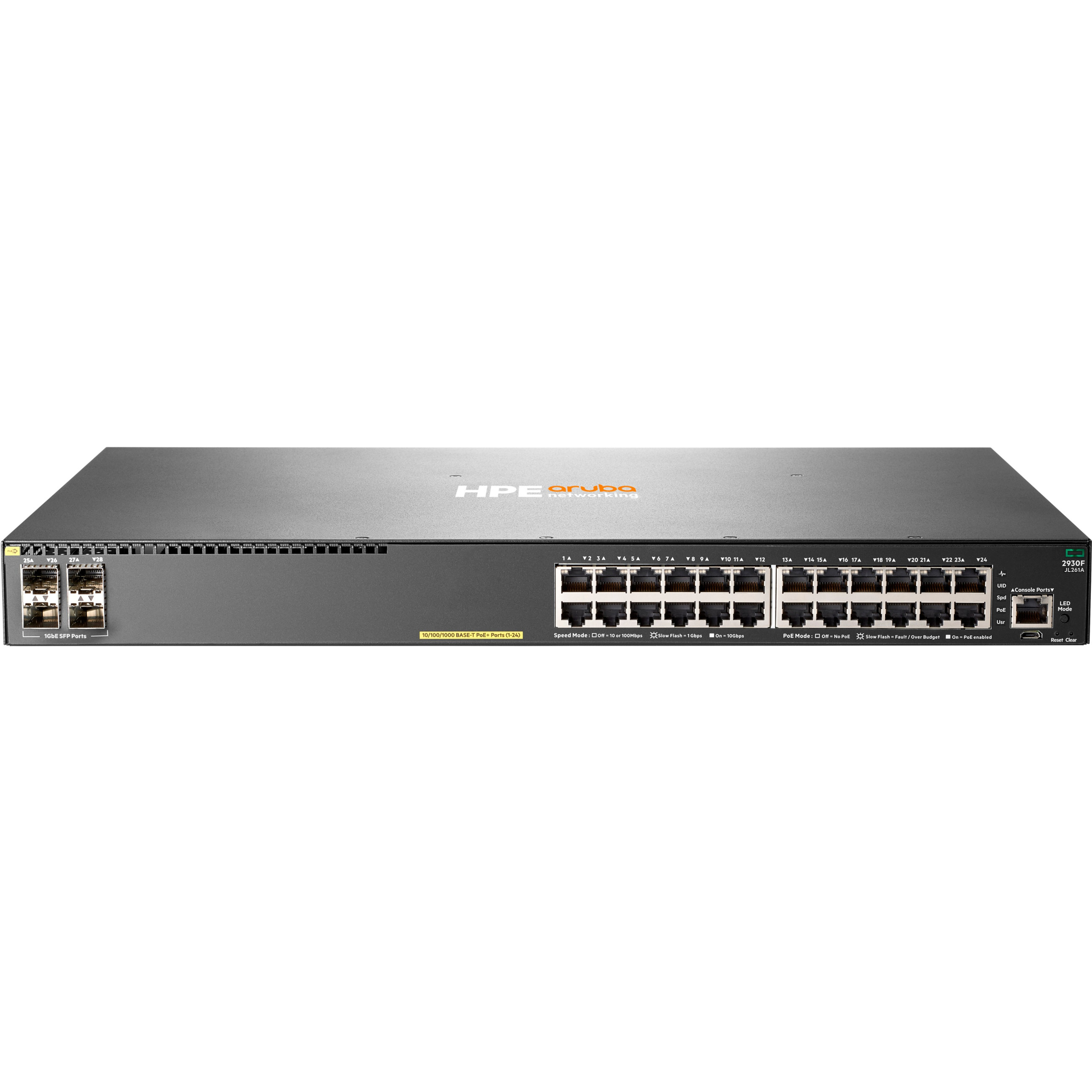 ARUBA 2930F 24G POE+ 4SFP-STOCK