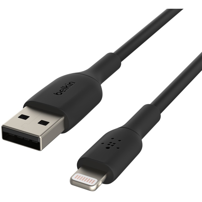 Belkin Lightning Lade/Sync Kabel PVC mfi zertifiziert 15cm blk