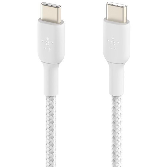 Belkin geflochtenes USB-C / USB-C-Kabel 2m, weiss