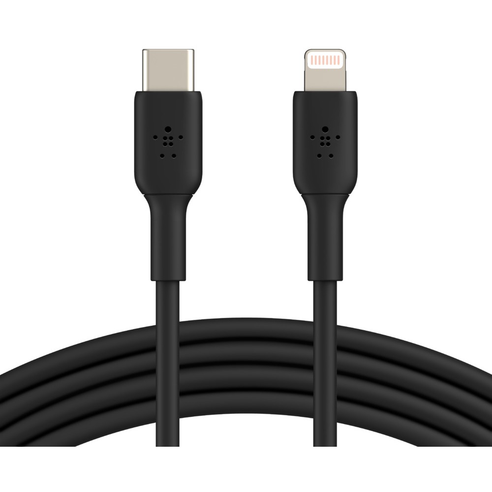 Belkin Lightning/USB-C Kabel PVC, mfi zertifiziert, 1m schwarz