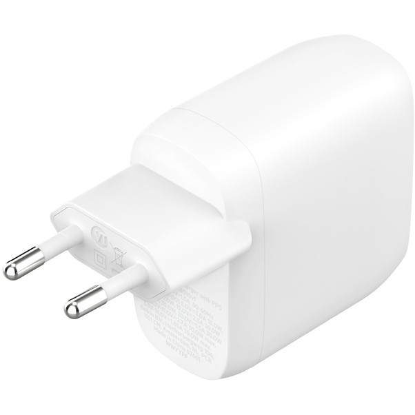 Belkin 60W Dual USB-C Ladegerät mit Power Deliver, weiss