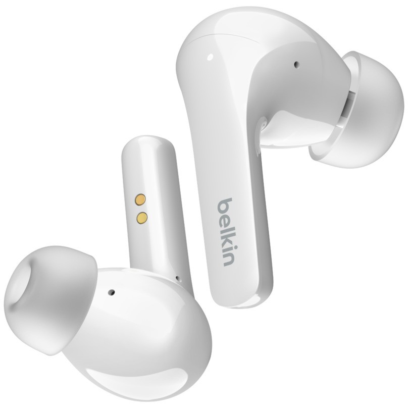 Belkin SOUNDFORM Flow In-Ear-Kopfhörer mit Noise Cancelling, weiß