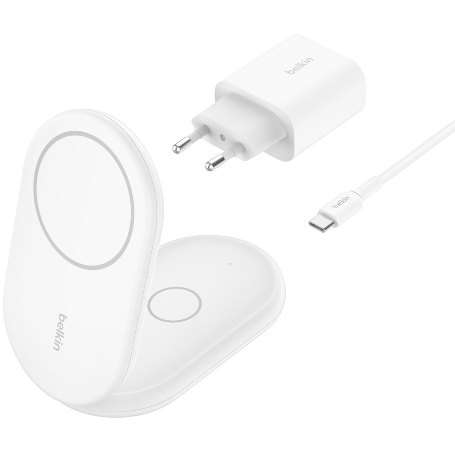 Belkin Wireless BOOST CHARGE Qi2 Ladestation 15W, weiss