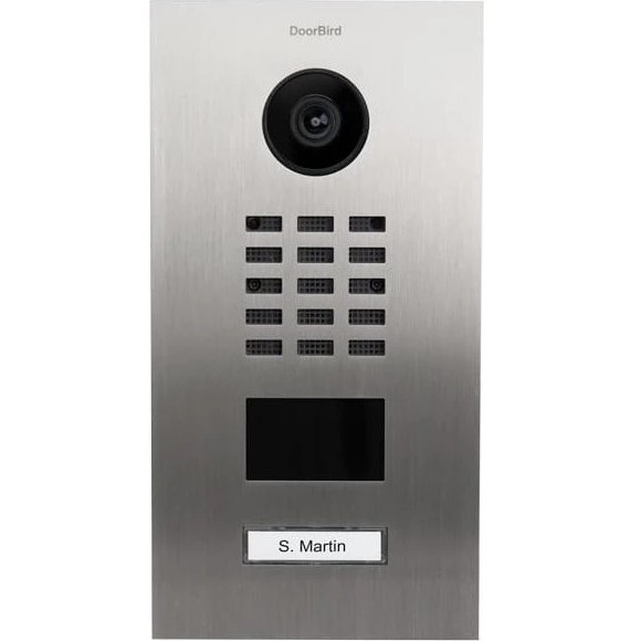 DoorBird D2101V IP Video Türstation V4A Edelstahl, RAL 7015