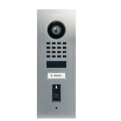 DoorBird IP Video Türstation D1101FV Fingerpr. Edels. V2A