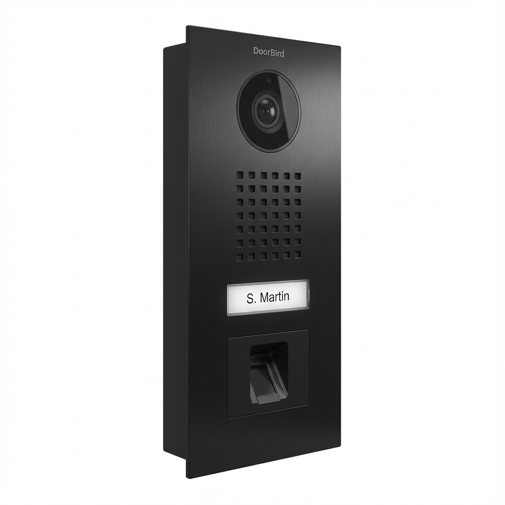 DoorBird IP Video Türst. D1101FV Fingerpr. 50 Edels. V2A Unter