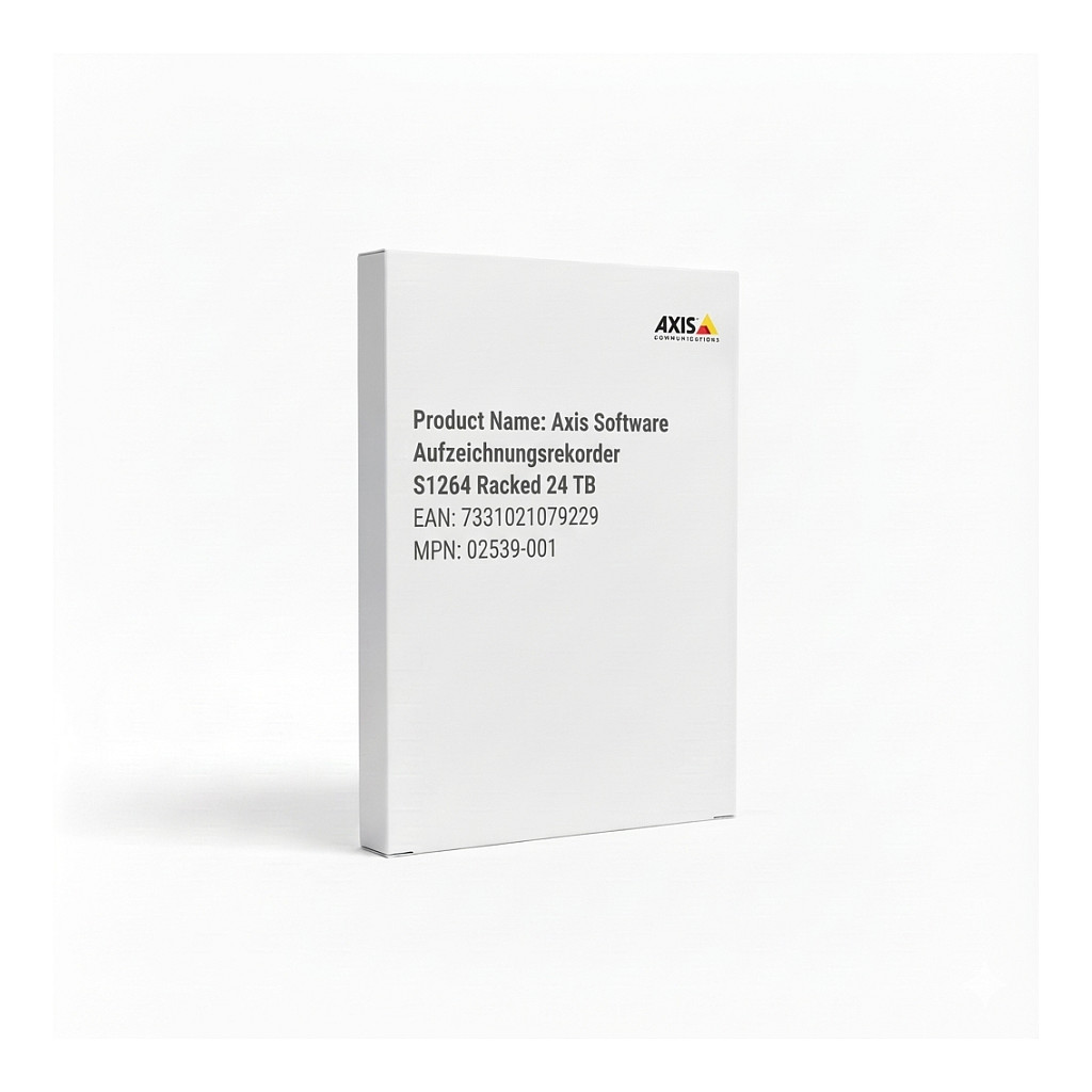 Axis Software Aufzeichnungsrekorder S1264 Racked 24 TB