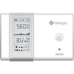 IoT Milesight Indoor Ambience Monitoring Sensor LoRaWAN Temp. Humidity CO2 PIR Light TVOC hPA E-Ink Display