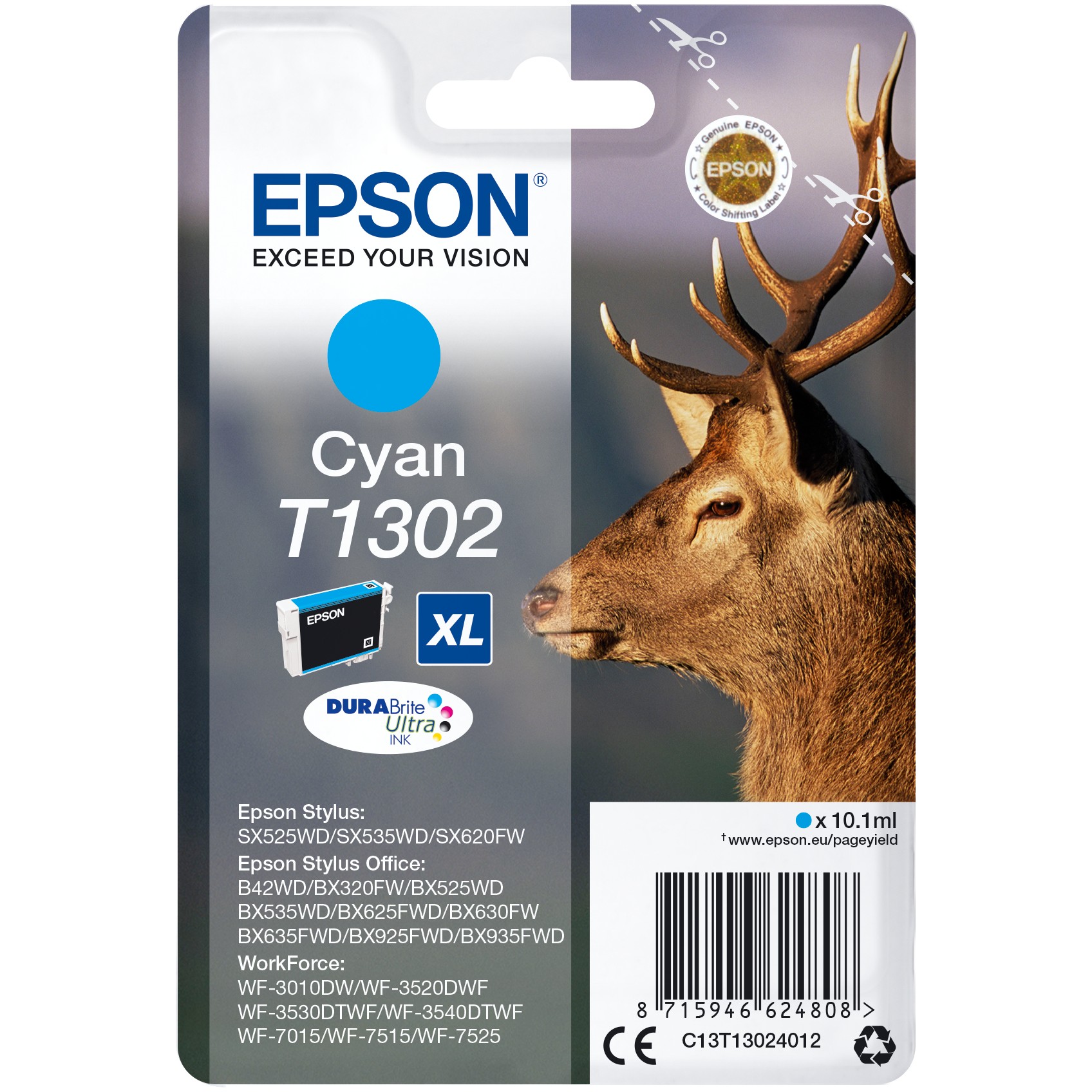 Epson T130240 cyan NEUE VERPACKUNG