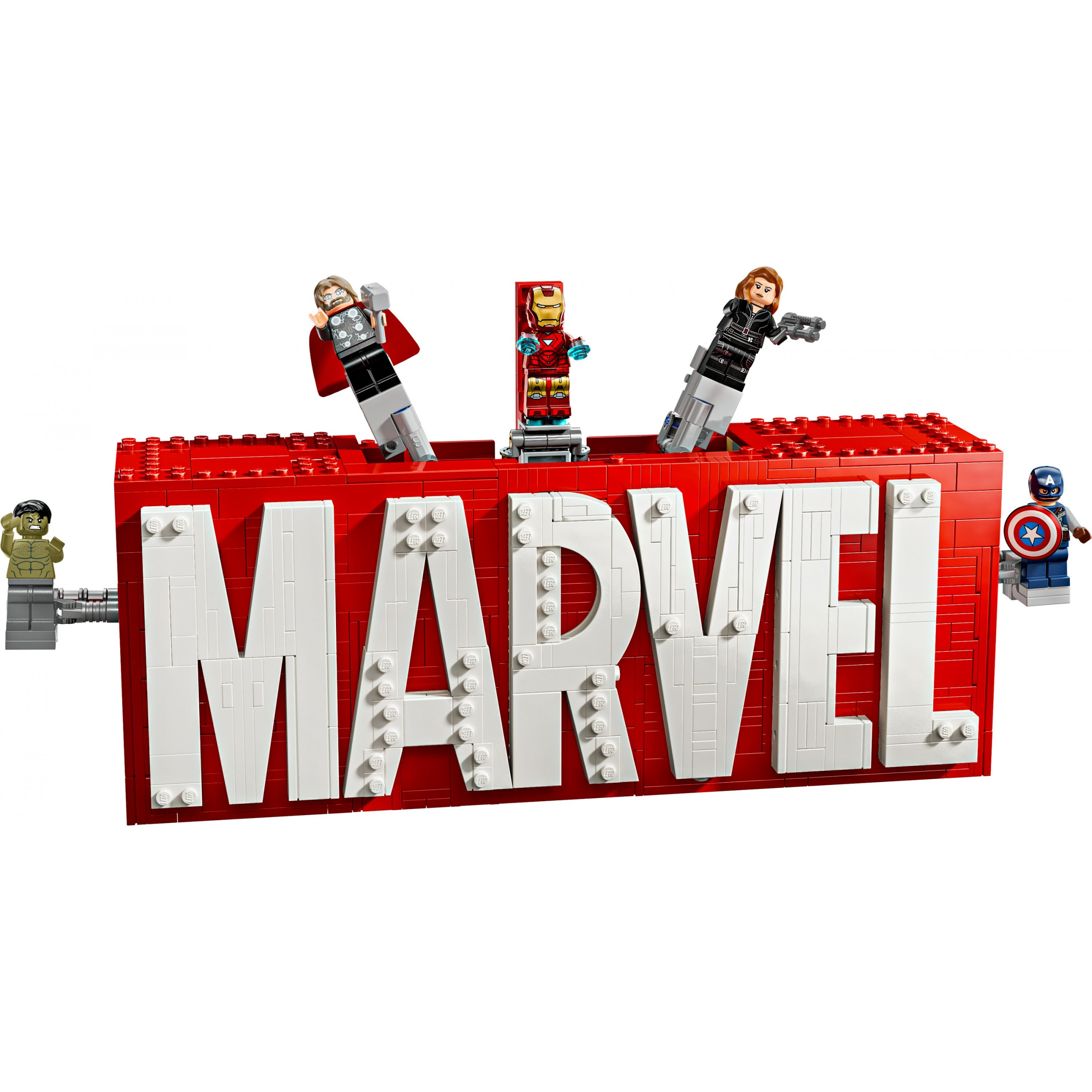 LEGO Super Heroes Marvel MARVEL Logo & Minifiguren 76313