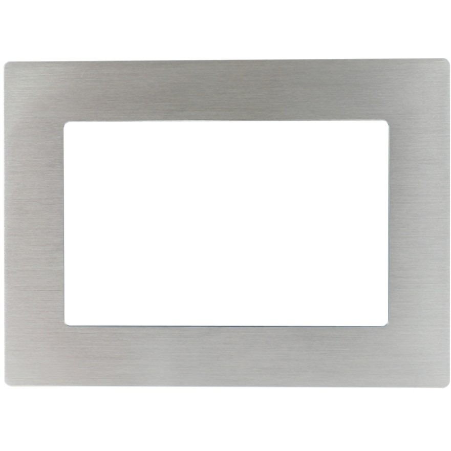 ALLNET Touch Display Tablet 10 Zoll zbh. Blende für Einbaurahmen, silber breit