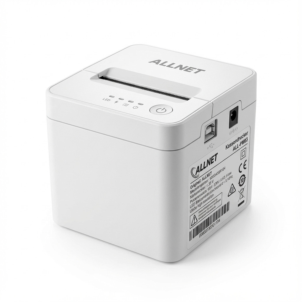 ALLNET Kasse ALLNET Mobildrucker/Kassendrucker ALL-PM03. USB / Bluetooth 58 mm. schwarz