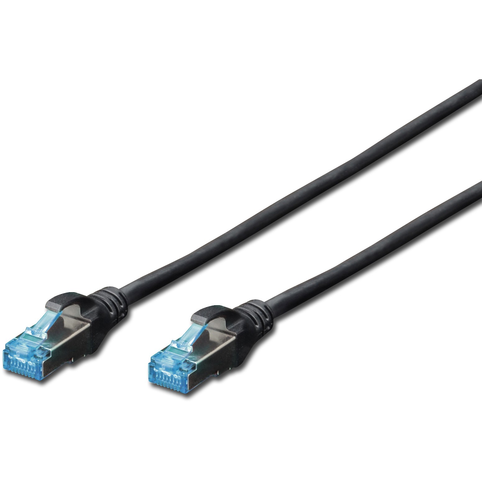 DIGITUS Patchkabel RJ45 SF/UTP Cat5e 1.00m sch. Hebelschutz Polybeutel