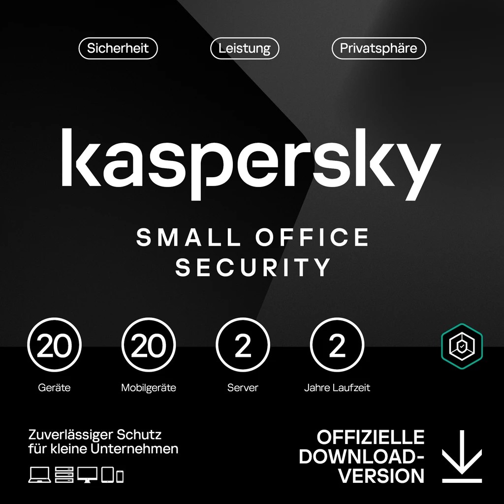 Kaspersky Small Office Security - 20 User, 2 Years - Base - ESD-DownloadESD