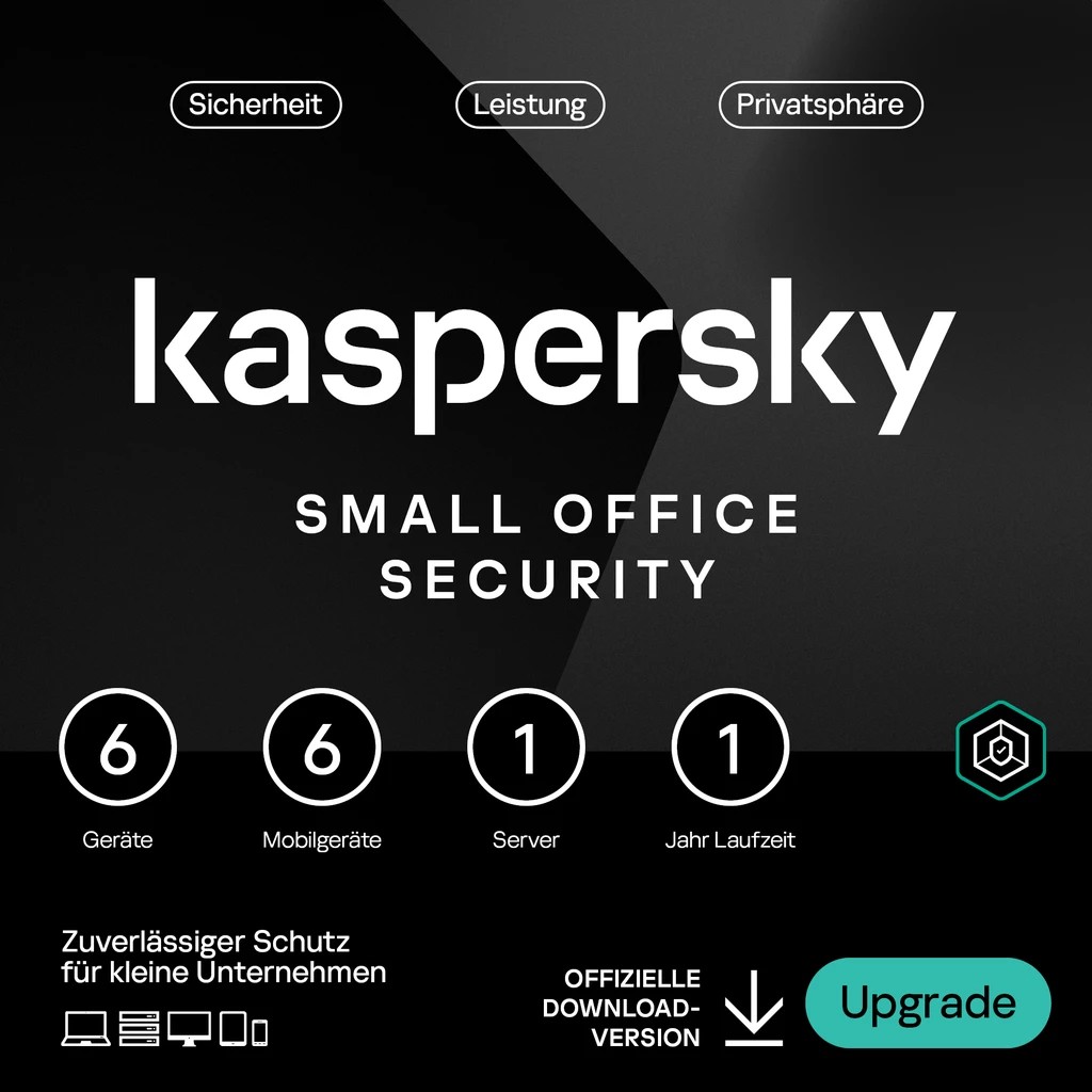 Kaspersky Small Office Security - 6 User, 1 Year - Renewal - ESD-DownloadESD