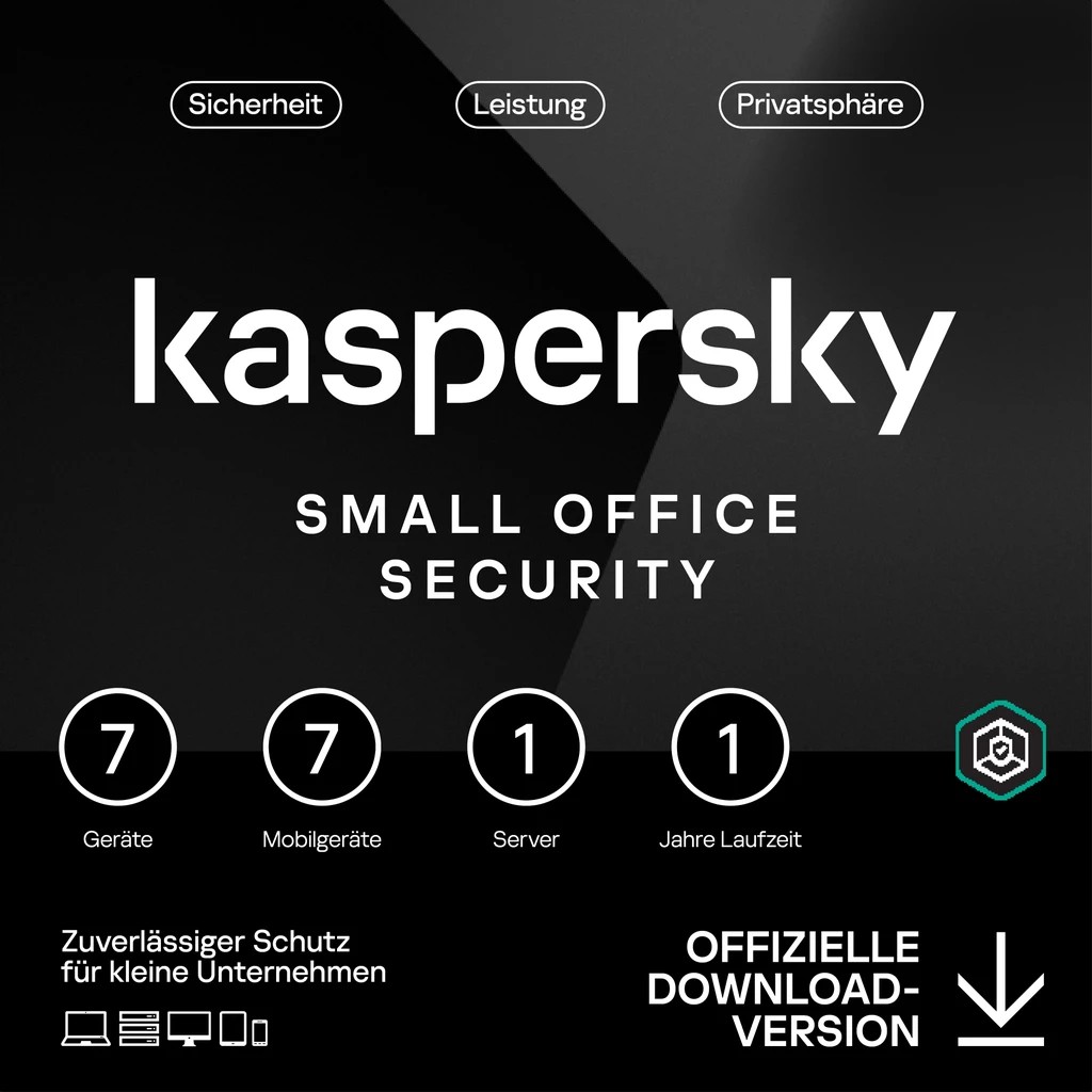 Kaspersky Small Office Security - 7 User, 1 Year - Base - ESD-DownloadESD