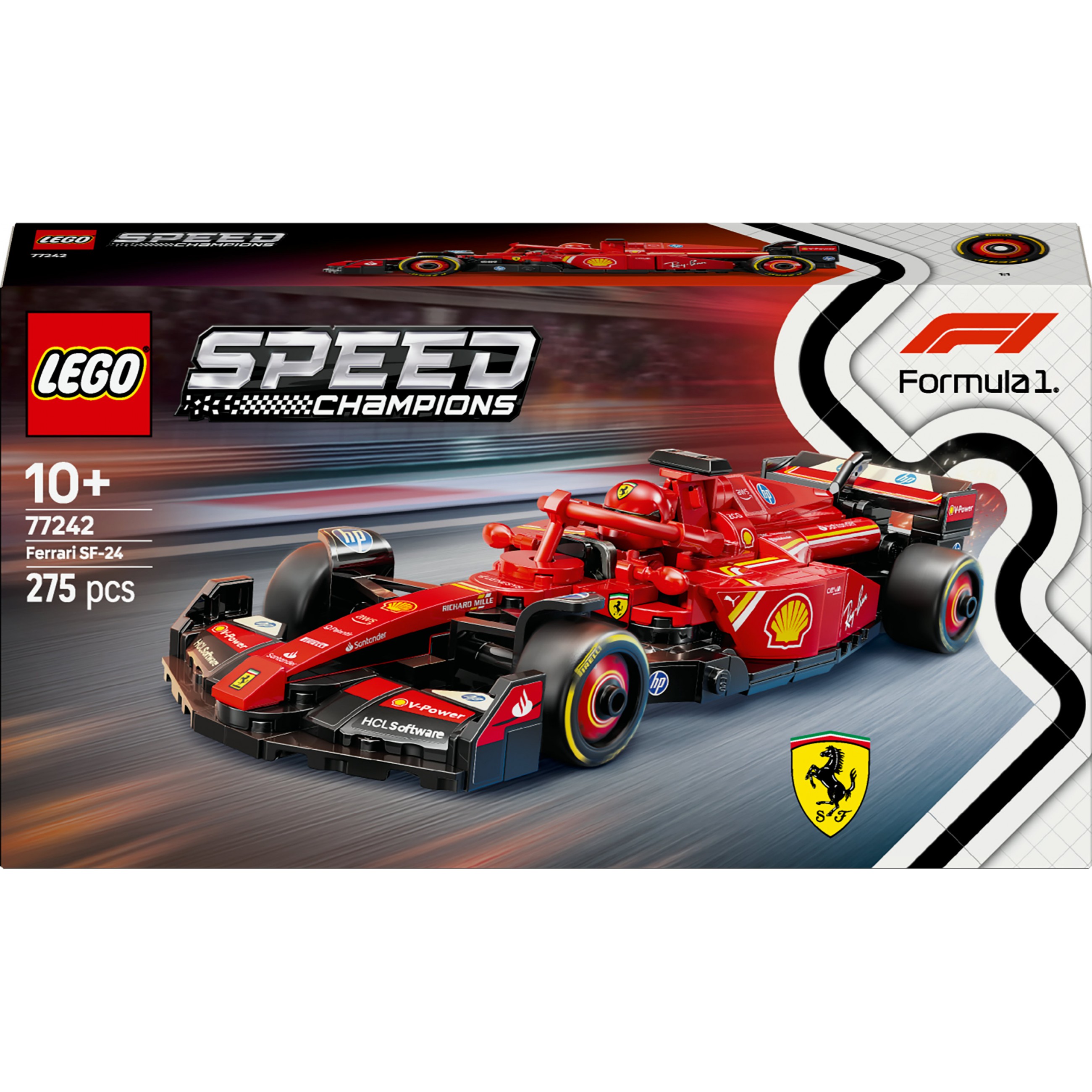 LEGO Speed Champions Ferrari SF-24 F1 Rennauto 77242