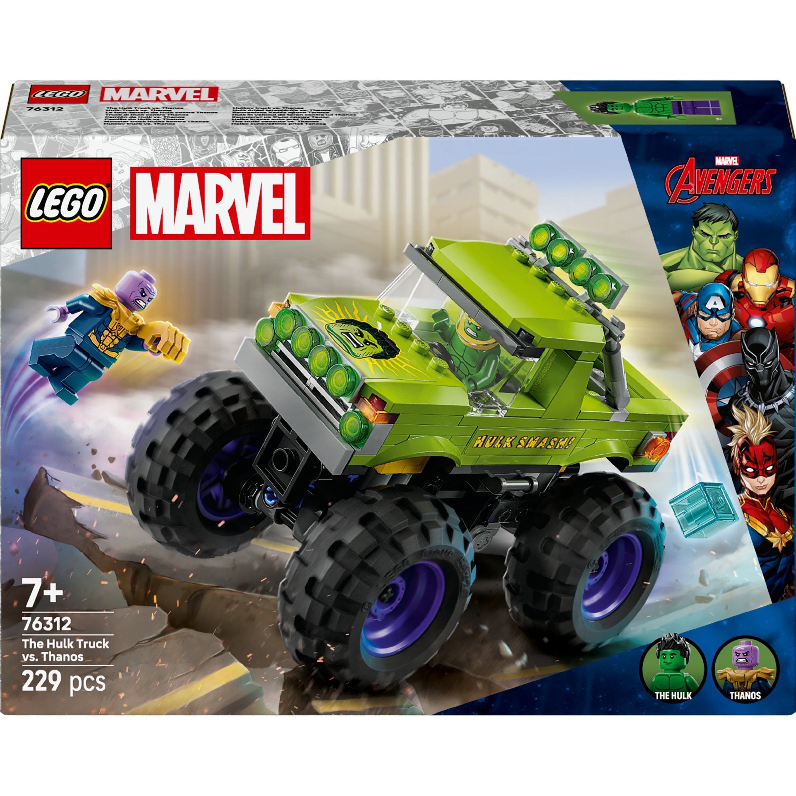 LEGO Super Heroes Marvel Hulk-Truck vs. Thanos76312
