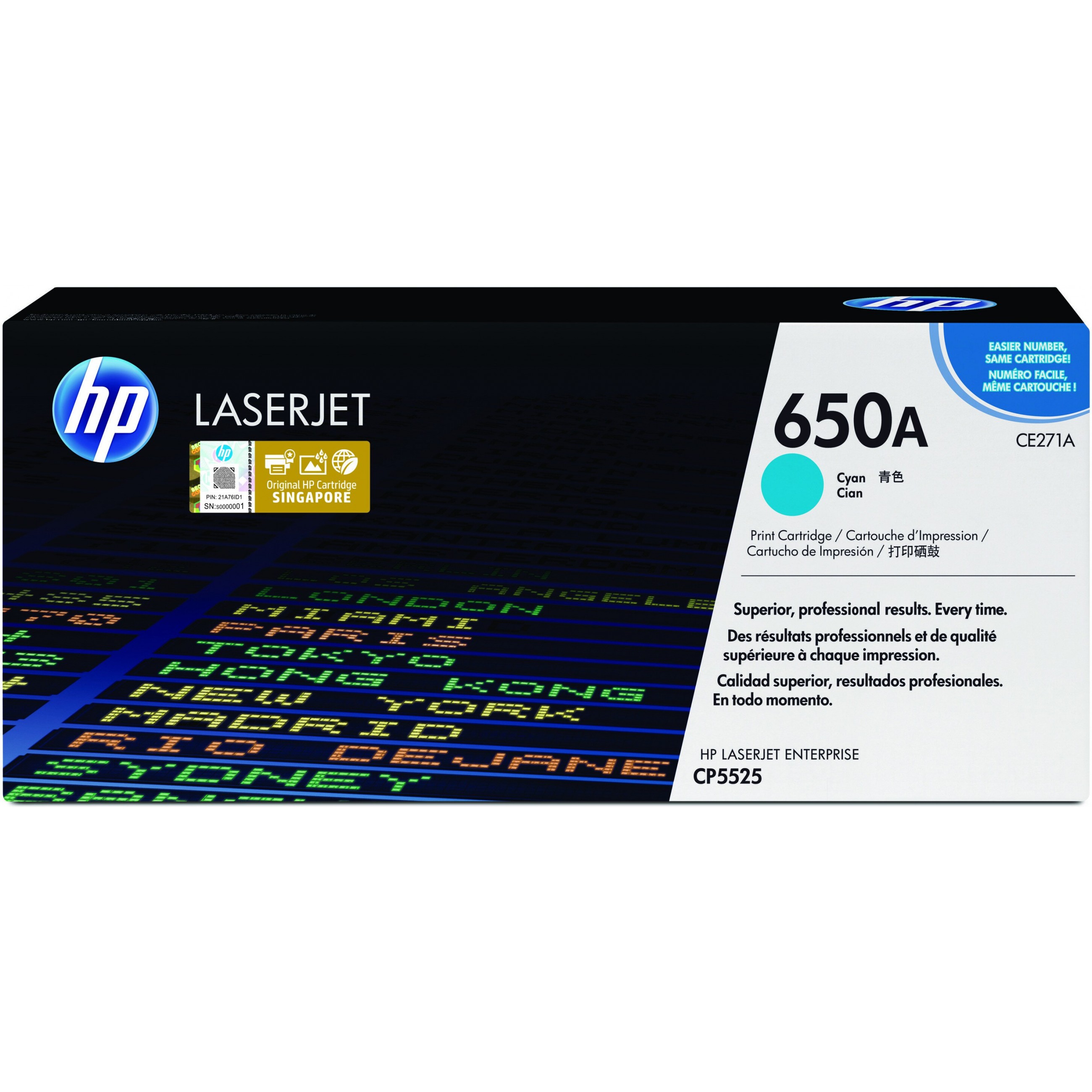 HP 650A CE271A cyan
