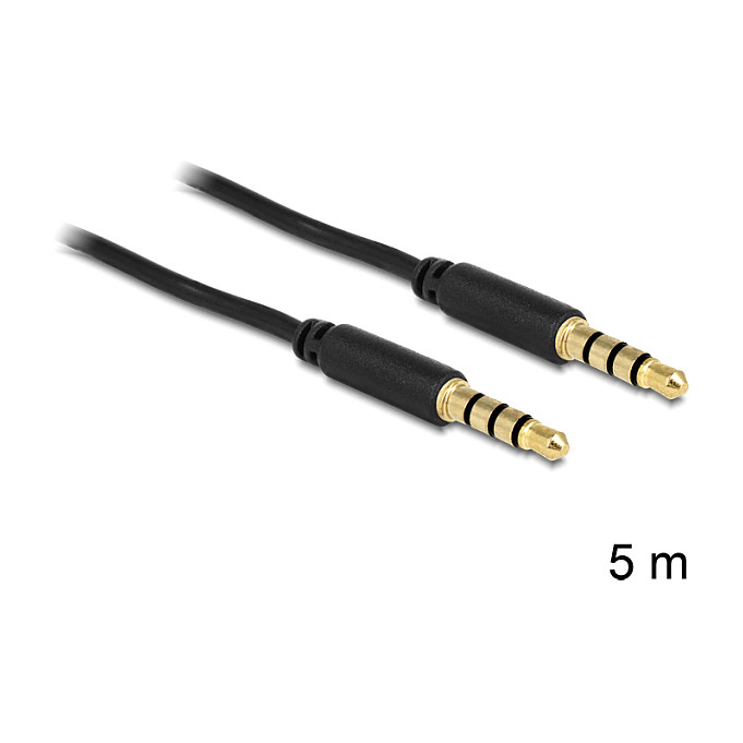 Delock Kabel Klinke 3,5 mm 4 Pin St