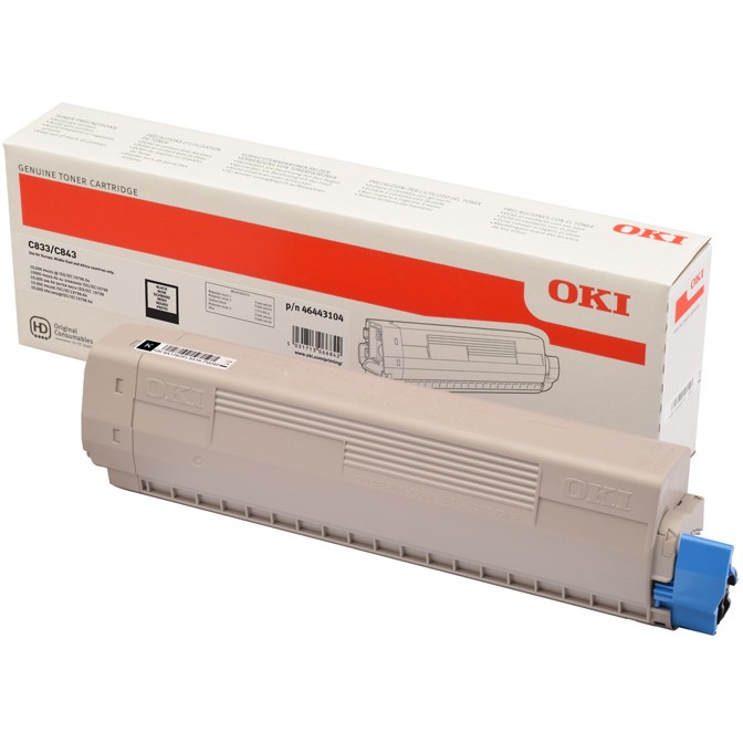 OKI C823 TONER BLACK HC (46443104)