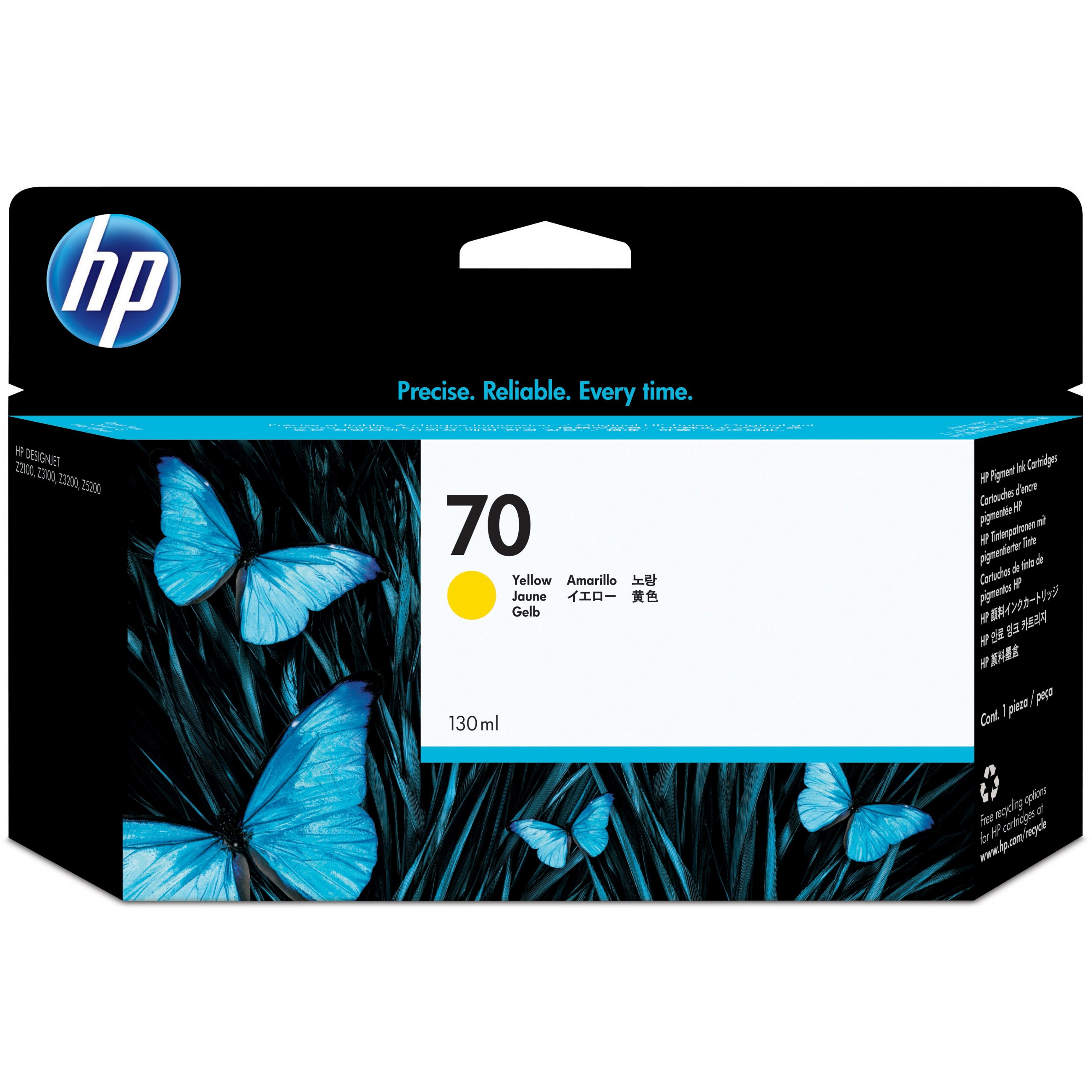 HP Tinte 70 Gelb