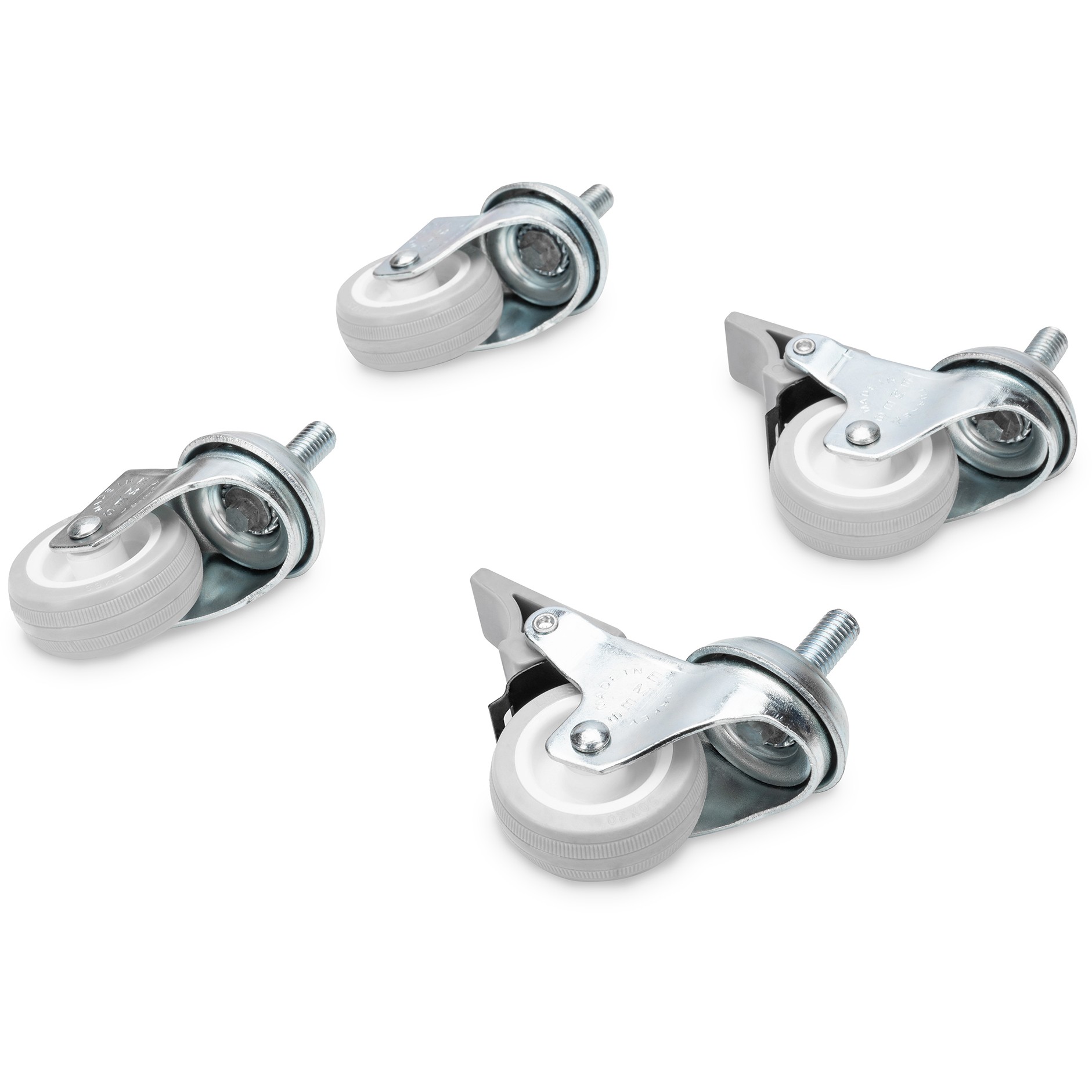 DIGITUS Laufrollen 4x Rollen 2x feststellbar 250kg pro Rolle