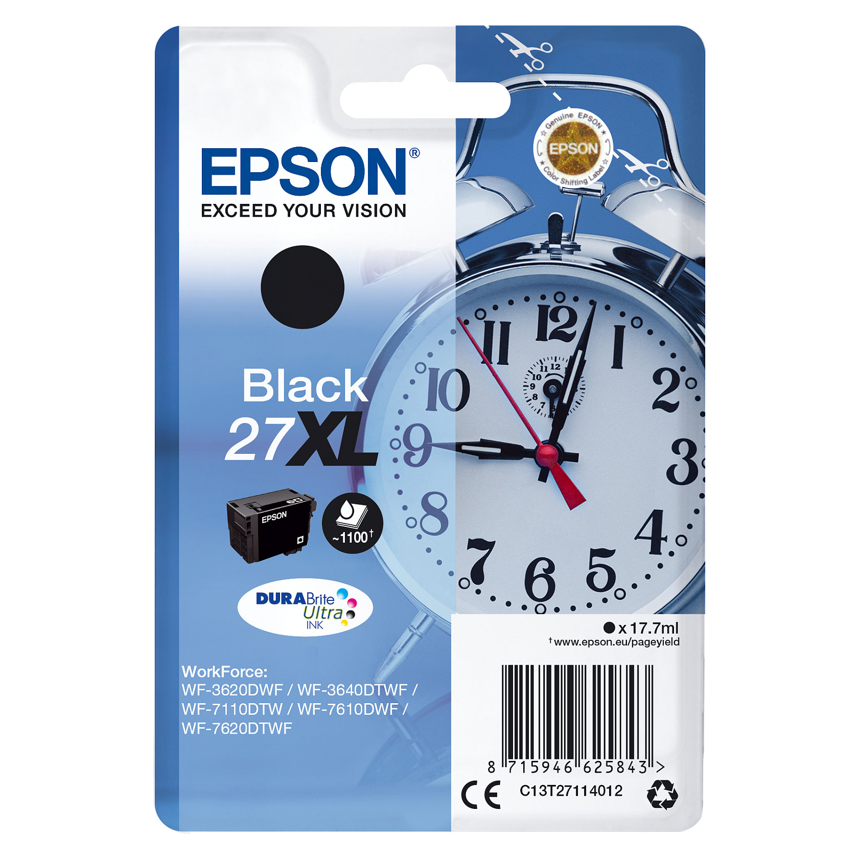 Epson C13T27114012 #27 XL black NEUE VERPACKUNG