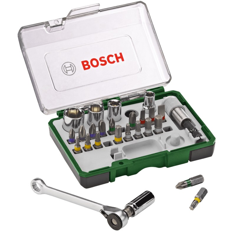 Bosch Prom 27-tlg. Schrauberbit- u.Ratschen-Set