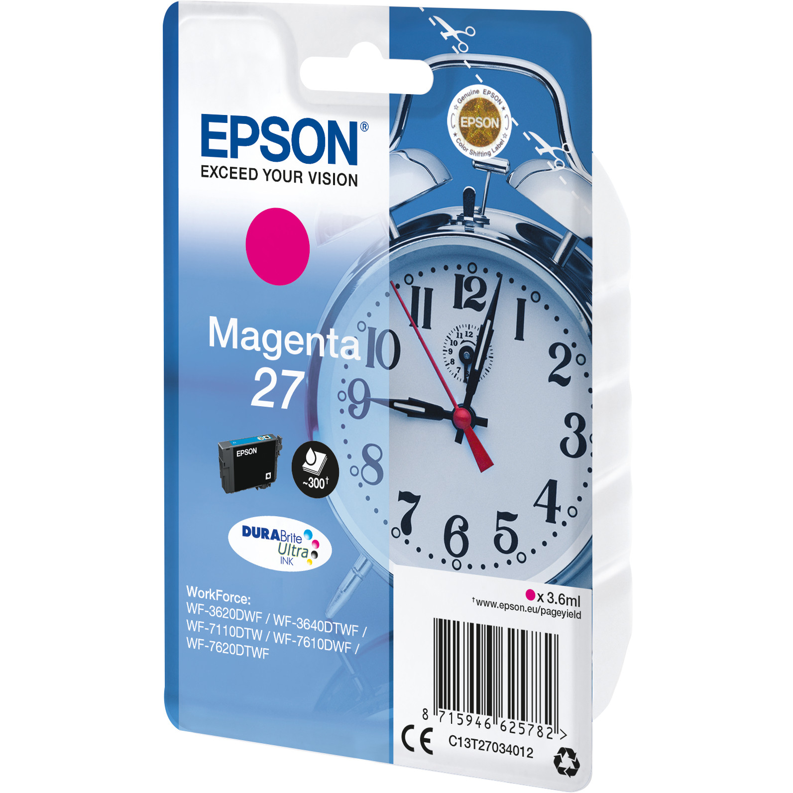Epson 27 magenta Blister T2703
